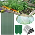 thumbnail image 2 of Greenhouse Hoops Frame Tunnel Kit 17in Long Detachable Garden Hoops Rust-Free Fiberglass Garden Support Frame with 18 Clips for Netting Raised Beds Garden, 2 of 9