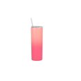 thumbnail image 1 of Home Trends Verre en acier inoxydable rose ombre, 1 of 1