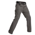 thumbnail image 4 of yardsong Pantalon Cargo Tactique pour Homme Résistant à l'Eau Doublé en Molleton Pantalon de Ski Neige Randonnée Pantalon de Travail Extérieur Multi-Poches Sans Ceinture Gris,P, 4 of 9