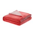 thumbnail image 3 of Cozy Tyme Urima Fuchsia Flanelle Réversible Sherpa Jeter Couverture - Super Doux, Confortable, 90 "x 90", 3 of 10