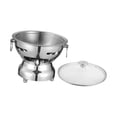 thumbnail image 4 of GROWTH TANK Small Hot Pot Cooking Pot Buffet Hot Small Hotpot for Camping Party Home Use, 4 of 9