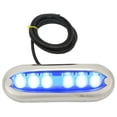 thumbnail image 2 of LED Underwater Boat Light, Low Power Loss IP68 Waterproof 6 LED Lamp Beads Boat Underwater Light Environmental Protection  for Yachts White Light/9.5W,Blue, 2 of 7
