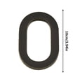 thumbnail image 2 of Yhmxh Home Decor,Stickers,Wall Decor, 10CM Acrylic Black Number Plates For Stylish Decor Black Digital Sign, 2 of 2