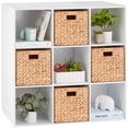 thumbnail image 1 of Best Choice Products 9-Cube Storage Organizer 11in Shelf Opening Bookcase Display Shelf Customizable w/ 3 Removable Back Panels - White, 1 of 9