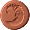 thumbnail image 2 of JBK Pottery Terra Cotta Cookie Stamps (Moon), 2 of 4