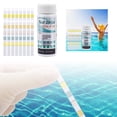 thumbnail image 3 of Hearth & Gear 7 In 1 Swimming Pool Test Paper PH Test Paper Water Quality Test Paper PH Water Quality Test Strip Swim Training Set Swim Snorkel for Lap Swimming Float for Pool for Kids Hand Boards for, 3 of 7
