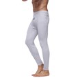thumbnail image 1 of Men's Solid Color Leggings Elastic Comfort Long Sports Leggings, 1 of 3