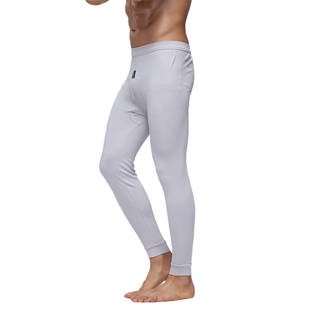 Men's Solid Color Leggings Elastic Comfort Long Sports Leggings