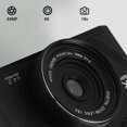 thumbnail image 3 of 4K Digital Camera with 3 Inch Flip Screen for Photography, 18X Zoom Autofocus Vlogging Camera, 64MP Video Cameras, Retro Camera Webcam for Travel Photography Vlogging, 3 of 7