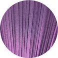 thumbnail image 1 of Ahgly Company Machine Washable Indoor Round Transitional Purple Area Rugs, 6' Round, 1 of 7