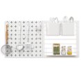 thumbnail image 1 of Gymax Pegboard Combination Kit Wall Organizer Kit w/ 2 Pegboard Panels for Office, 1 of 8