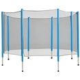 thumbnail image 1 of Soozier 12FT Trampoline Net Enclosure Trampolining Bounce Safety Accessories w/ 8 Poles Net Enclosure Only, Black, 1 of 10