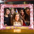 thumbnail image 4 of 1 Pce Cadre Photo Gonflable d'Anniversaire Accessoires Photo en PVC pour Fête pour Âge 40, 4 of 7