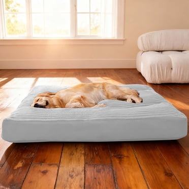 Fridja Home Necessities Extra Large Dog Bed Washable Pet Mattress Thick Warm Cozy Cushion for Large Dogs Indoor Puppy Sleeping Pad Comfortable Mat