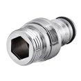 thumbnail image 1 of Unique Bargains Brass Garden Hose Quick Connector Faucet Pipe Adapter 24mm Male Threaded, 1 of 5