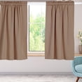 thumbnail image 1 of Curtain Pure Pigment Color Rod Curtain Border Curtain Short Curtain Small Curtain for Living Room Bedroom Home, 1 of 6
