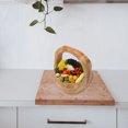 thumbnail image 2 of 1 Pce Panier à Fruits pour Gravure de Racines Bol à Fruits Assiette à Fruits pour Salon (Forme Aléatoire), 2 of 9