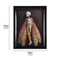 thumbnail image 3 of Cursed Items Dead Shadow Box Display Handmade Creepy Mummified Corpse Art Ornament, 3 of 9