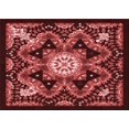 thumbnail image 1 of Ahgly Company Tapis Rectangulaire Lavable en Machine Intérieur Transitionnel Rouge Bordeaux, 7 Pieds x 9 Pieds, 1 of 7
