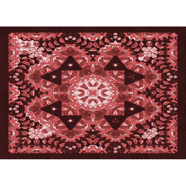 Ahgly Company Tapis Rectangulaire Lavable en Machine Intérieur Transitionnel Rouge Bordeaux, 7 Pieds x 9 Pieds