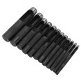 thumbnail image 1 of Hand Operated Tools Ergonomic Craft Leather Puncher, Steel Puncher, For Electrician Men 12 PCs 3-16mm, 1 of 8