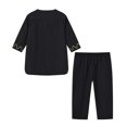 thumbnail image 3 of WEAIXIMIUNG Baby Boy Jacket Set Boys Long Sleeve Robe Suit Ational Teenage Embroidered Robe Suit Arab Children's Wear Out Wear, 3 of 6