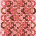 thumbnail image 1 of Ahgly Company Tapis d'Intérieur Lavable en Machine Carré Rouge Lave, 6 Pieds Carré, 1 of 7