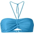 thumbnail image 2 of TIMIFIS Haut de Bikini Triangle à Nouer dans le Dos pour Femme Grande Taille, 2 of 2