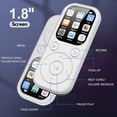 thumbnail image 2 of MP3 Player with Bluetooth 5.4, Portable Music Player with HiFi Speaker Voice Recorder 1.8" Screen,128G White, 2 of 8