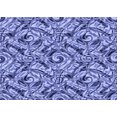 thumbnail image 1 of Ahgly Company Tapis d'Intérieur Lavable en Machine Rectangle Transitionnel Bleu, 3 Pieds x 5 Pieds, 1 of 7