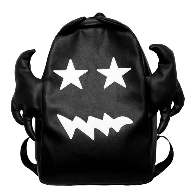 Demon Bat Backpack Multifunctional Cute Fitness Rucksack for Men Women (Silver)