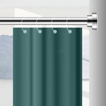 Tringles de Rideau de Douche à Tension Réglables, Tringles de Rideau de Douche Extensibles pour Salle de Bain, Tringles de Douche à Tension pour Salle de Bain Sans Outils, Tringle de Rideau de Douche Réglable Sans Perçage, Tringle de Rideau de Douche à Tension à Ressort