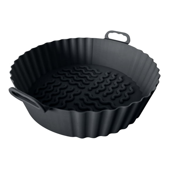 CEHVOM Reusable Air Fryer Silicone Baking Pan Air Fryer Silicone Pad Air Fryer Lined 7.5 Inch Clearance