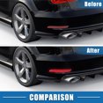 thumbnail image 3 of Unique Bargains Rear Bumper Reflector Light 1668200374 for Mercedes Benz GLS450 2017-2019 ABS Red Gray 1 Pair, 3 of 6