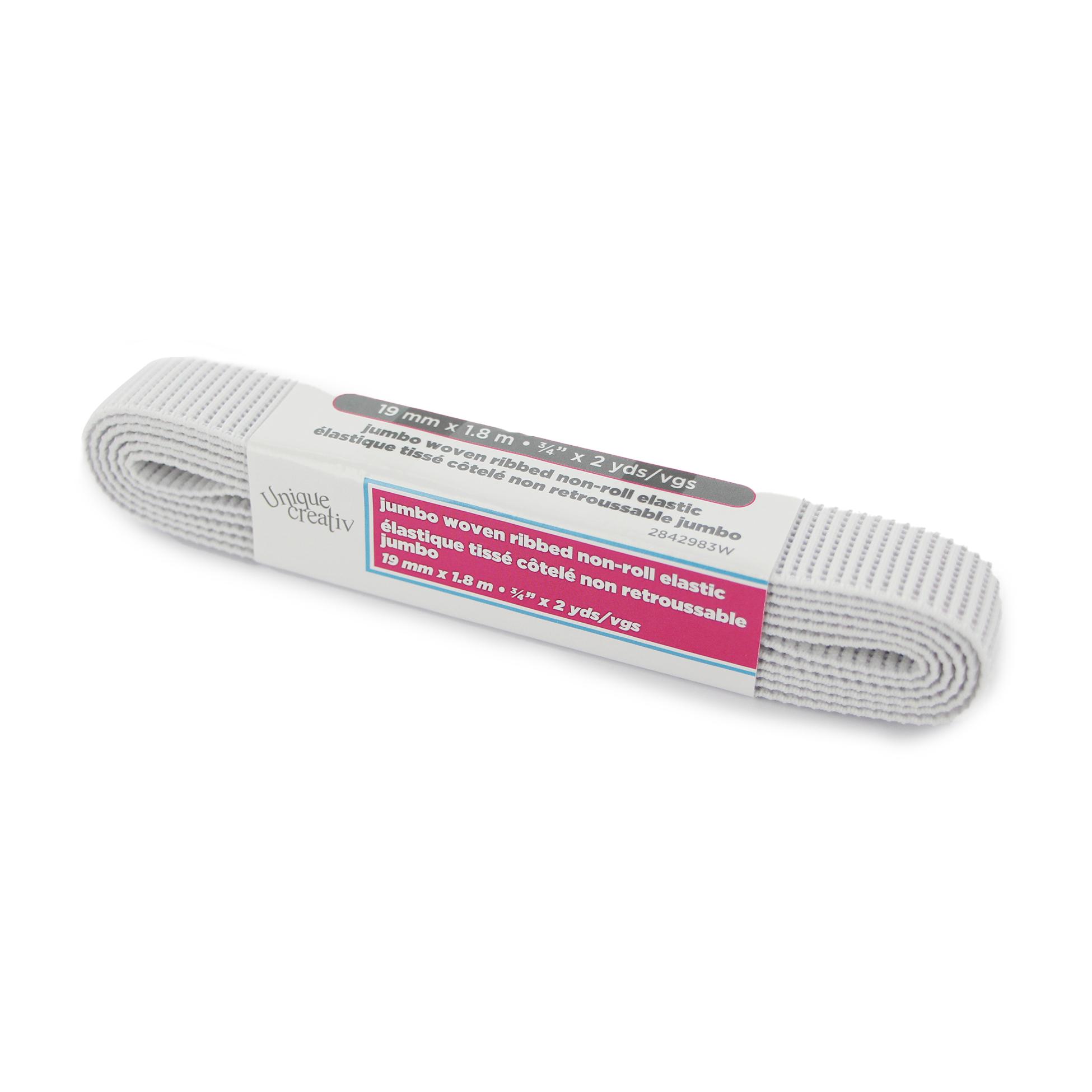 UNIQUE CREATIV Jumbo Non-Roll Elastic, 7 m (7.66 yd)