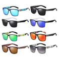 thumbnail image 2 of Impact Polarised Driving Cycling Running Fishing Goggles Unbreakable Frame Bike - Black, 2 of 8