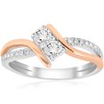 thumbnail image 1 of 5/8CT Forever Us 2 Stone Diamond Ring 14K White & Rose Gold, 1 of 3