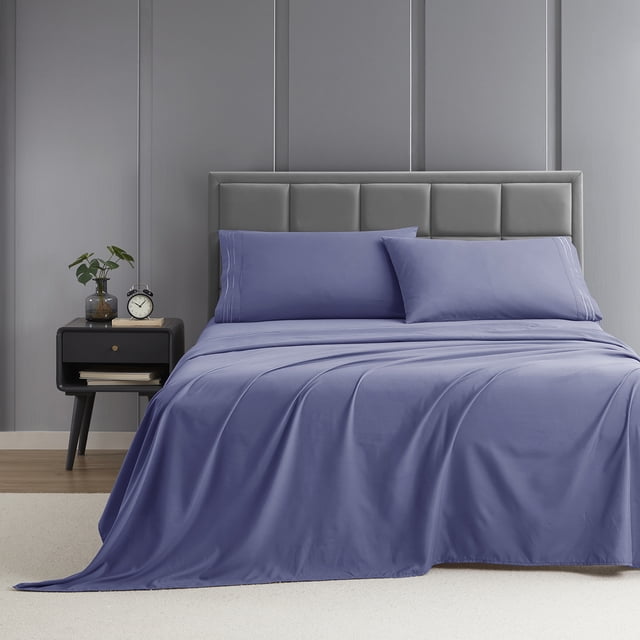 Nestl RV/Short Queen Sheet Set, 1800 Series Microfiber Deep Pocket 4 Piece Bed Sheet Set