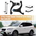 thumbnail image 2 of 6 Pcs Front Lower Control Arms Sway Bars Kit for Hyundai Santa Fe 2007-2012 for Kia Sorento 2011-2013, 2 of 7