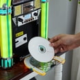 thumbnail image 5 of Arkrocket Athena Mini Jukebox / Lecteur CD de Table / Haut-Parleur Bluetooth / Radio / Lecteur de Carte USB et SD avec Système d'Éclairage LED Rétro (Noir Jaune), 5 of 5