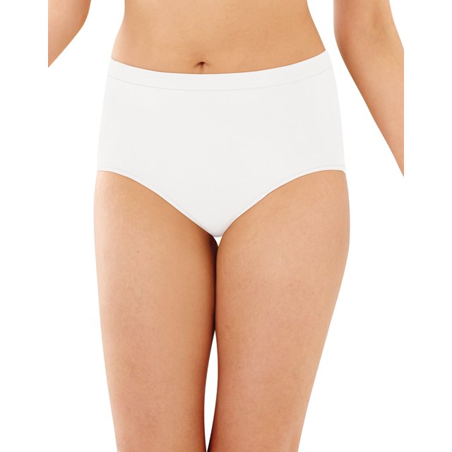Bali Culottes Confort Révolution en Microfibre Lot de 3, 7, Blanc/blanc/blanc