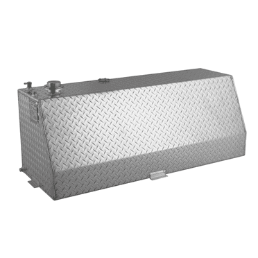 RDS Réservoirs Réservoir de Carburant Auxiliaire 71783 Point Approuvé; Diesel; Capacité de 63 Gallons; Forme en Coin; Motif Diamant; Aluminium