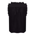thumbnail image 4 of Timegard Tank Top for Women Lace U Neck Drawstring Sleeveless Ruched Button Summer Fashion Casual Tee, 4 of 5