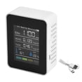 thumbnail image 1 of 5 In1 Indoor Air Quality Monitor HCHO TVOC AFor For Qi Meter Detector Tester, 1 of 12