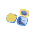 thumbnail image 2 of Czzoypi Multi Functional Braces Storage Box, Sealed Dust Proof Dental Retainer Case with Mirror, Portable Travel Organizer for Invisible Aligners Retainers Jewelry, Yellow, 2 of 6