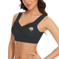 thumbnail image 4 of ManxiVoo Wireless Comfort Bras Full Coverage Minimizer with Adjustable Straps and Side Support for Everyday Wear Smooth T-Shirt Design XXXXXXXL Size Grey, 4 of 7