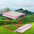 thumbnail image 1 of Miogawg Outdoor Folding Stool Portable Handle Bag Mini Folding Chair Fishing Stool Queueing Zipper Stool Camping Fully Foldable Chair, 1 of 9