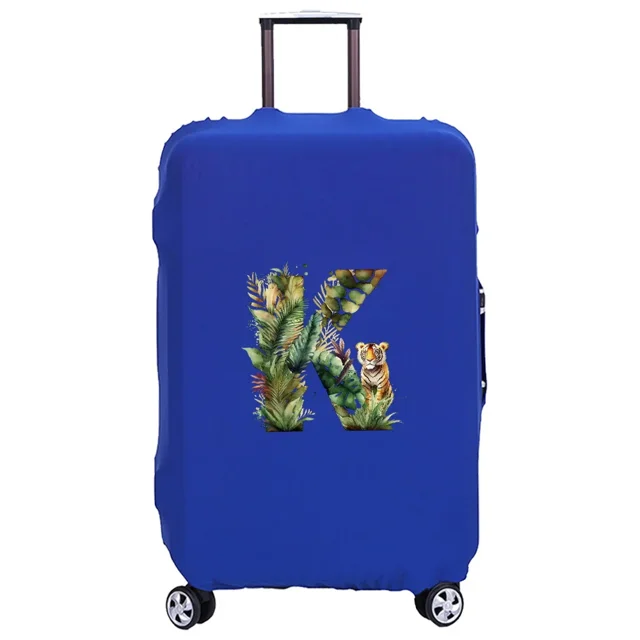 Luggage Cover Washable Case Cover Protective Case Scratch Proof Case Cover Suitable for JungleTiger Print Pattern Fits 18-32inch jungle tiger letterK M