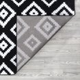 thumbnail image 4 of A2Z Trendy 7984 Geometric Modern Medium Office Black White Soft Area Rug Tapis Carpet Nursery, 4 of 6