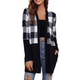 thumbnail image 1 of Cardigan à Manches Longues pour Femmes, Cardigan d'Automne à devant Ouvert avec Poches, Duster Décontracté, Chandail Cardigan Léger, 1 of 5